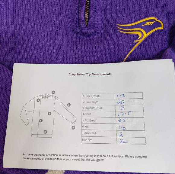 Vintage Wlfrid Laurier University Zip Up Sweater XL - Picture 8 of 8